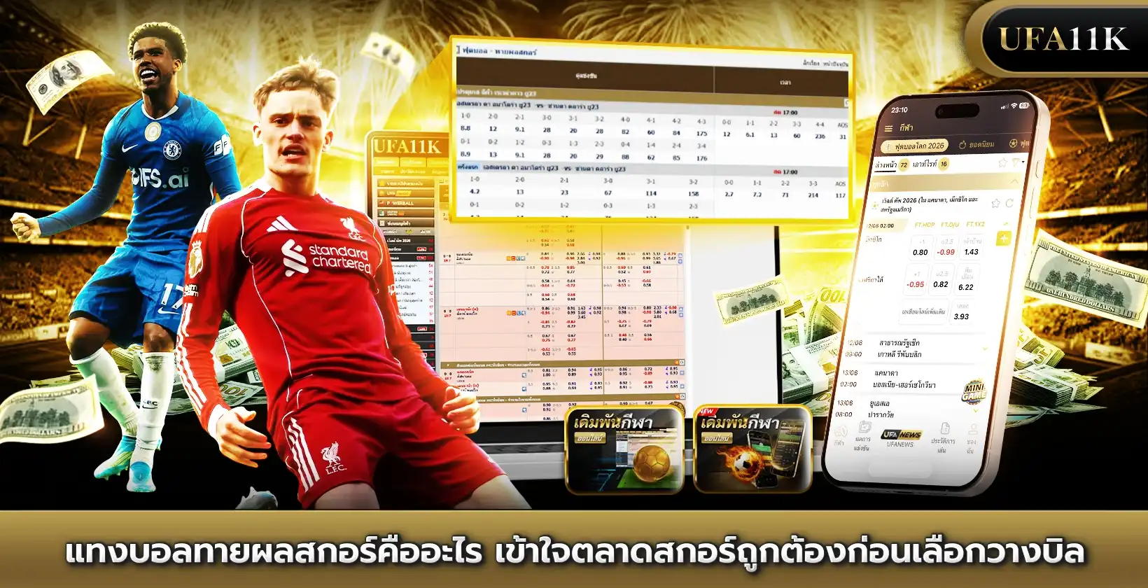 แทงบอลทายผลสกอร์
